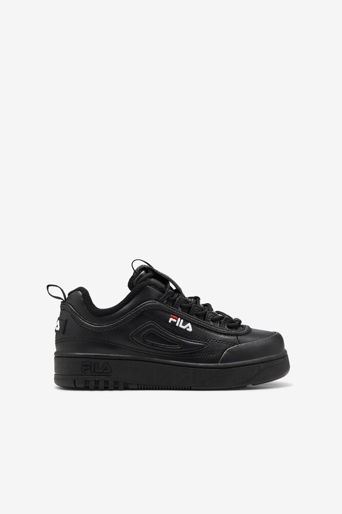 Fila Trainers Kids Black Disruptor 2 X Fx100 Luxe - Ireland 48716-ODHB